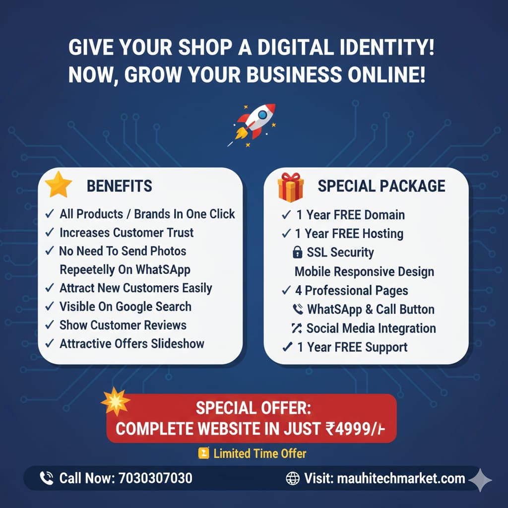 Read more about the article WEBSITE FOR SHOP