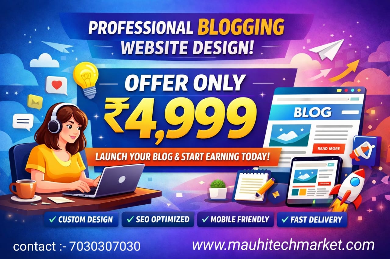 Read more about the article BLOGGING WEBSITE